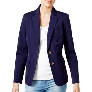 NWT Tommy Hilfiger Pocketed Two Button Blazer